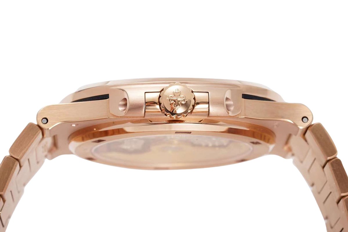 Nautilus Jumbo 5711/1R White Dial with D1am0nd Bezel