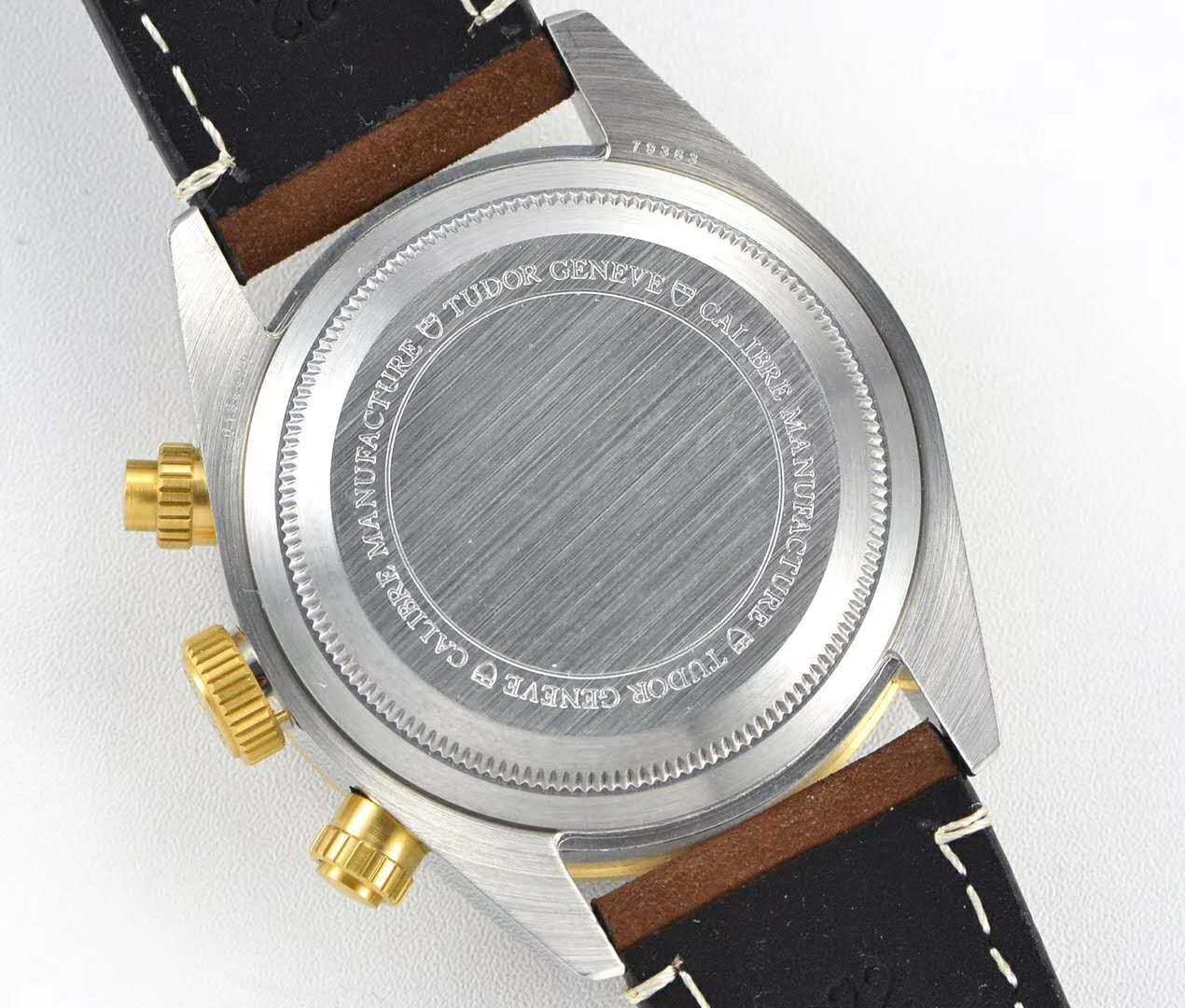 Black Bay Chrono S&G Ref: M79363N on Leather Strap