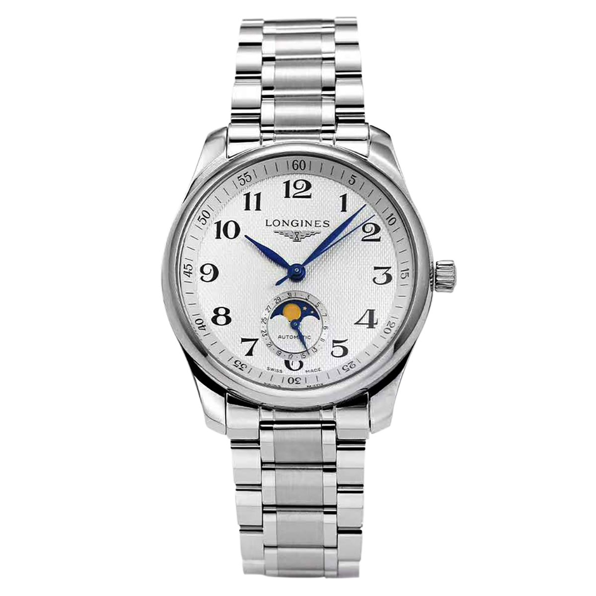 Master Collection Moonphrase White Dial on Bracelet