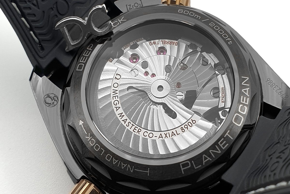 Seamaster Planet Ocean GMT “Deep Black” Gold Ceramic