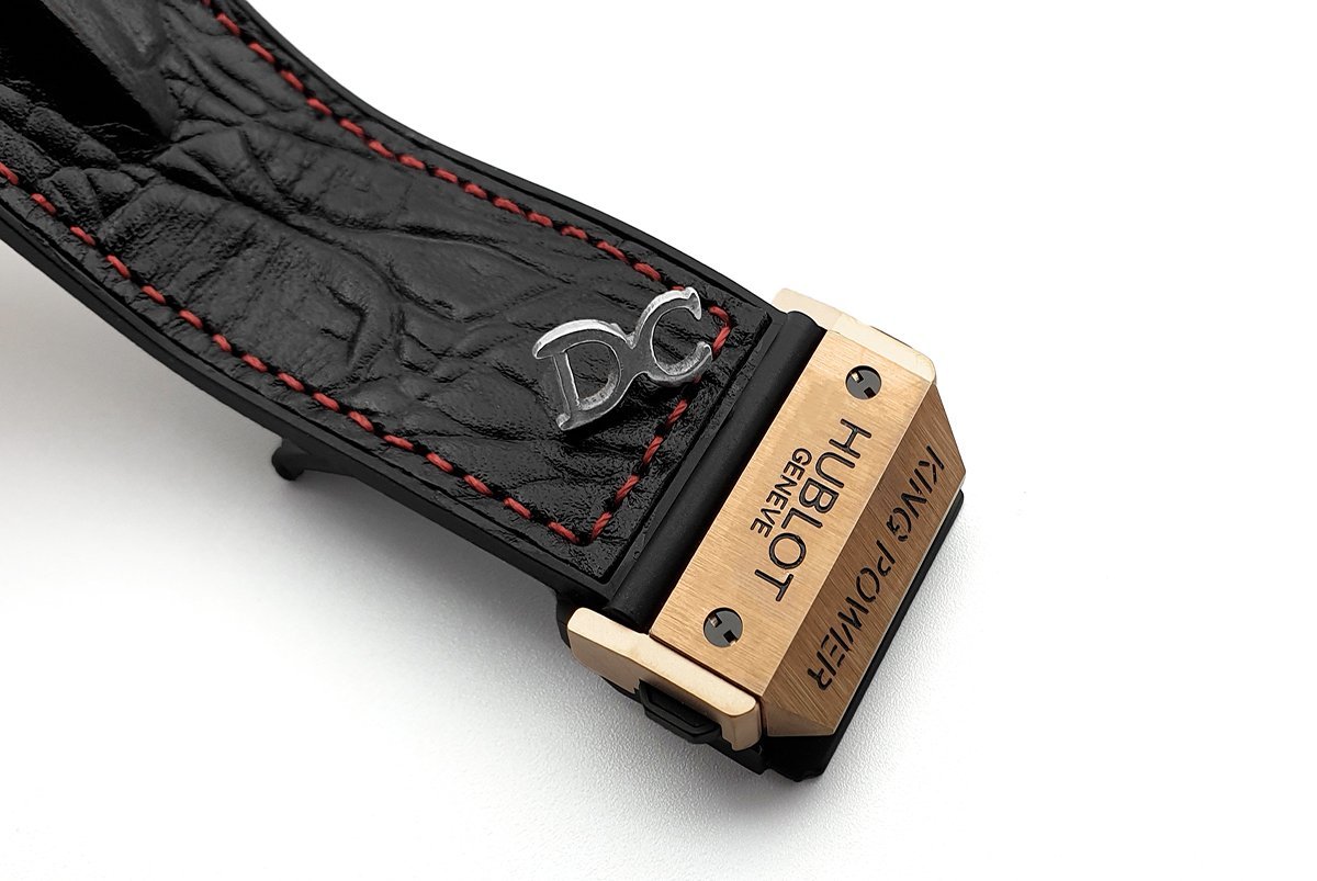 King Power F1 Black Dial Chronograph in Rose Gold