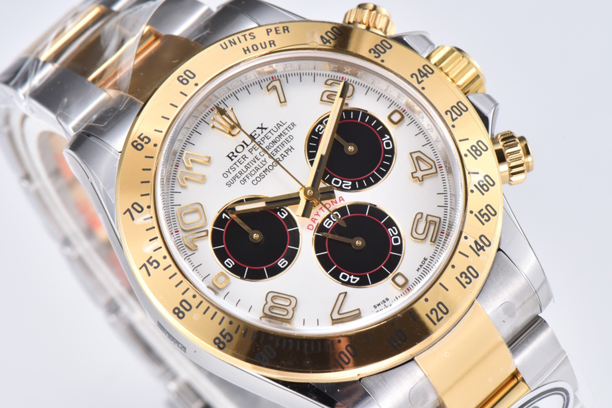 Daytona 116519 White Dial in Yellow Gold