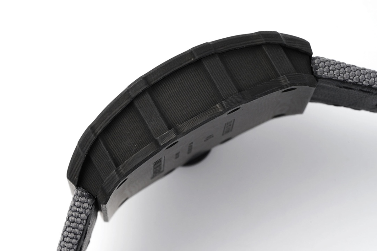 RM 035-01 Rafael Nadal NTPT Carbon on Grey Nylon Strap (Sonic)