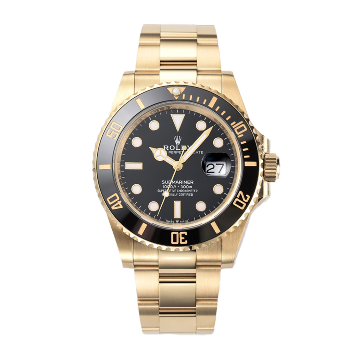 Submariner 41 126618LN Black Ceramic in Yellow Gold