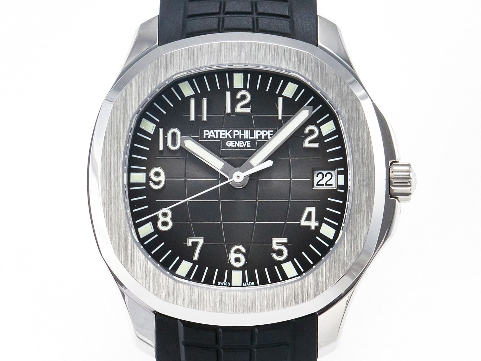 Aquanaut 5167 40mm SS 3KF 1:1 Best Edition Black Dial on Black Rubber Strap A330 S*per Clone V3